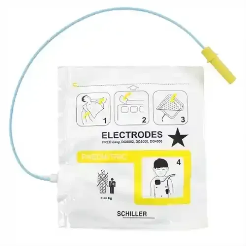 Electrodos de desfibrilación Schiller