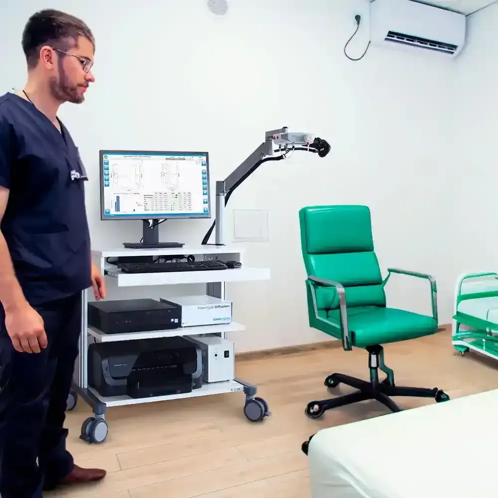 PowerCube Diffusion+ – Sistema de difusión pulmonar