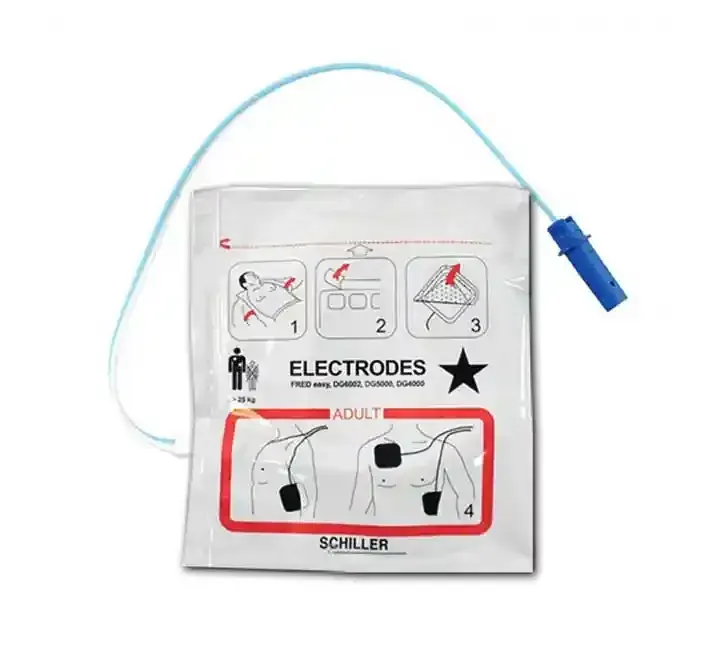 Electrodos de desfibrilación Schiller